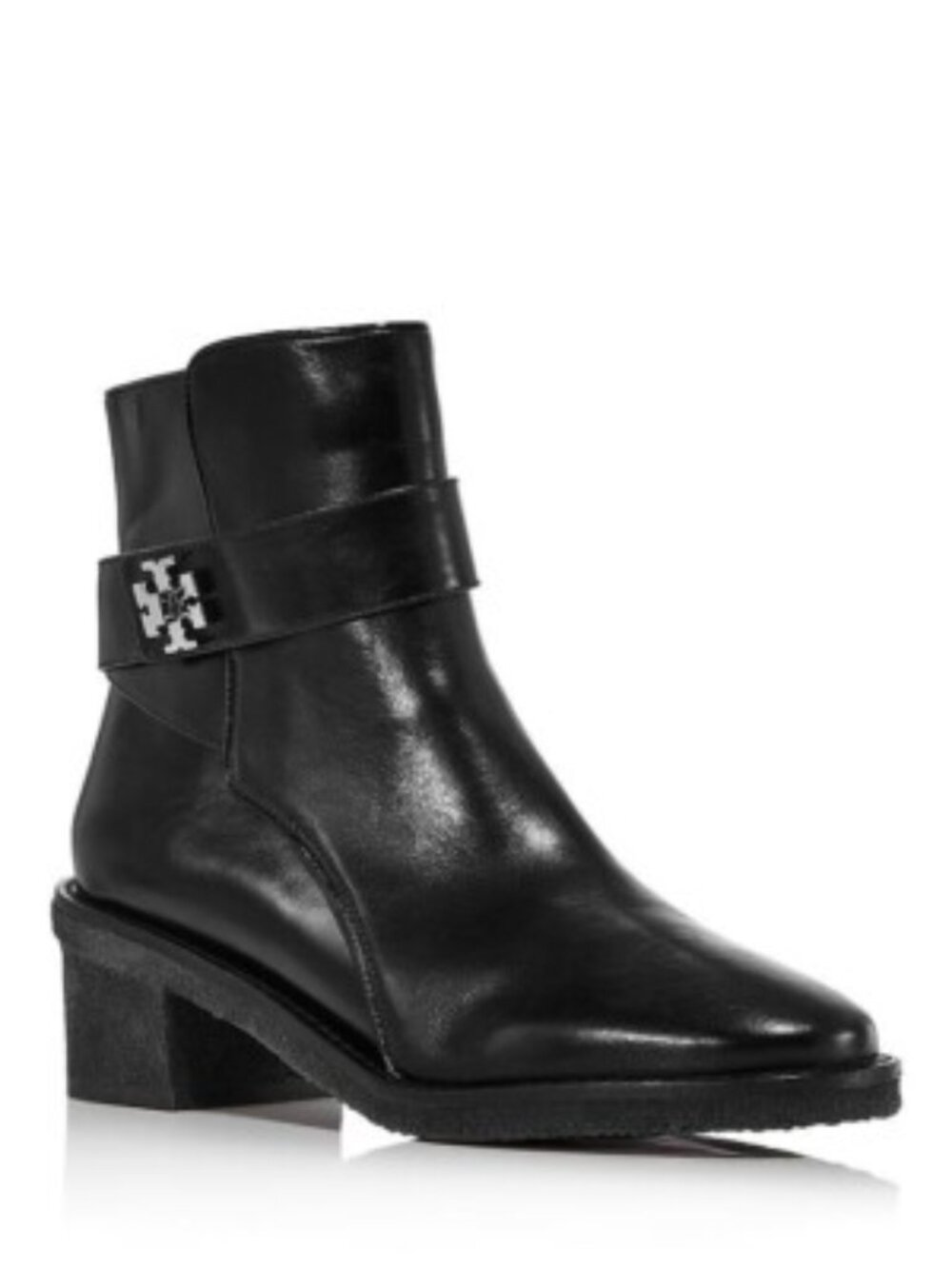 TORY BURCH Women's Kira Block Heel Booties In Perfect Black Size 5